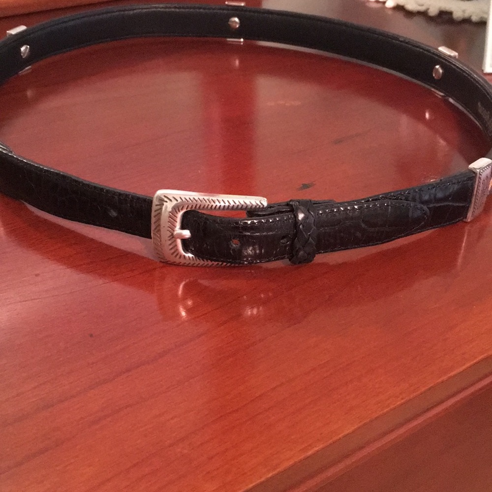BRIGHTON COWHIDE & LEATHER BELT